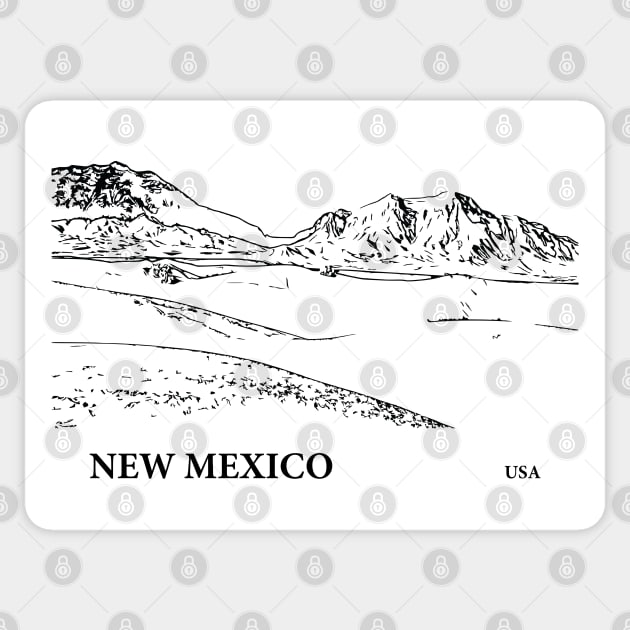 New Mexico USA Sticker by Lakeric